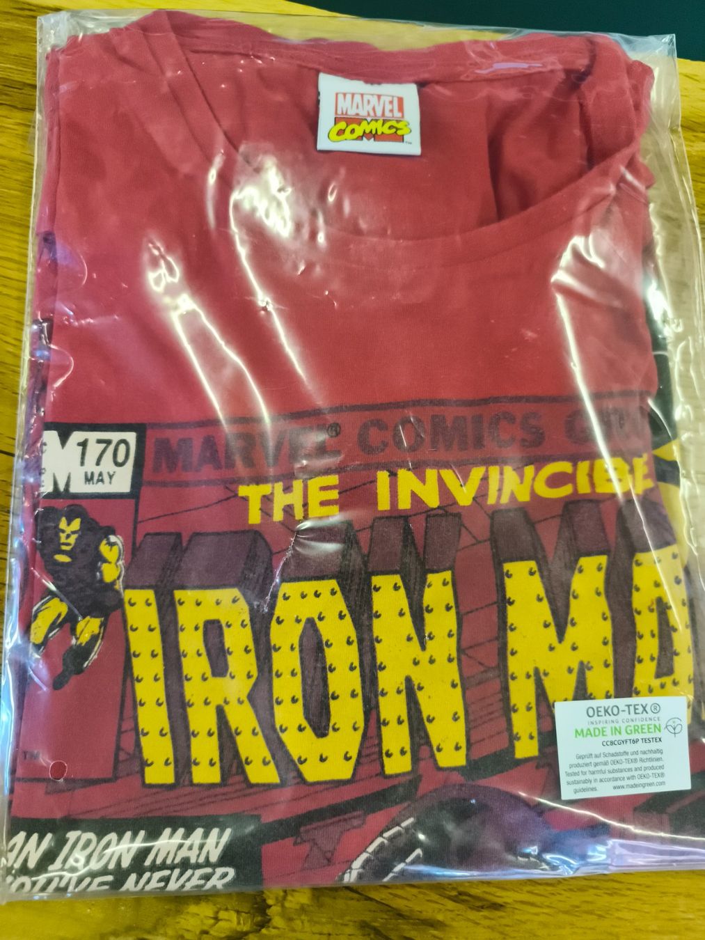 T-shirt: Marvel Comics T-Shirt rot Comic Print Grösse 170/M(A41) – Nuovo e nell'imballaggio originale da Künten venduto da Schnaepplihuus 8