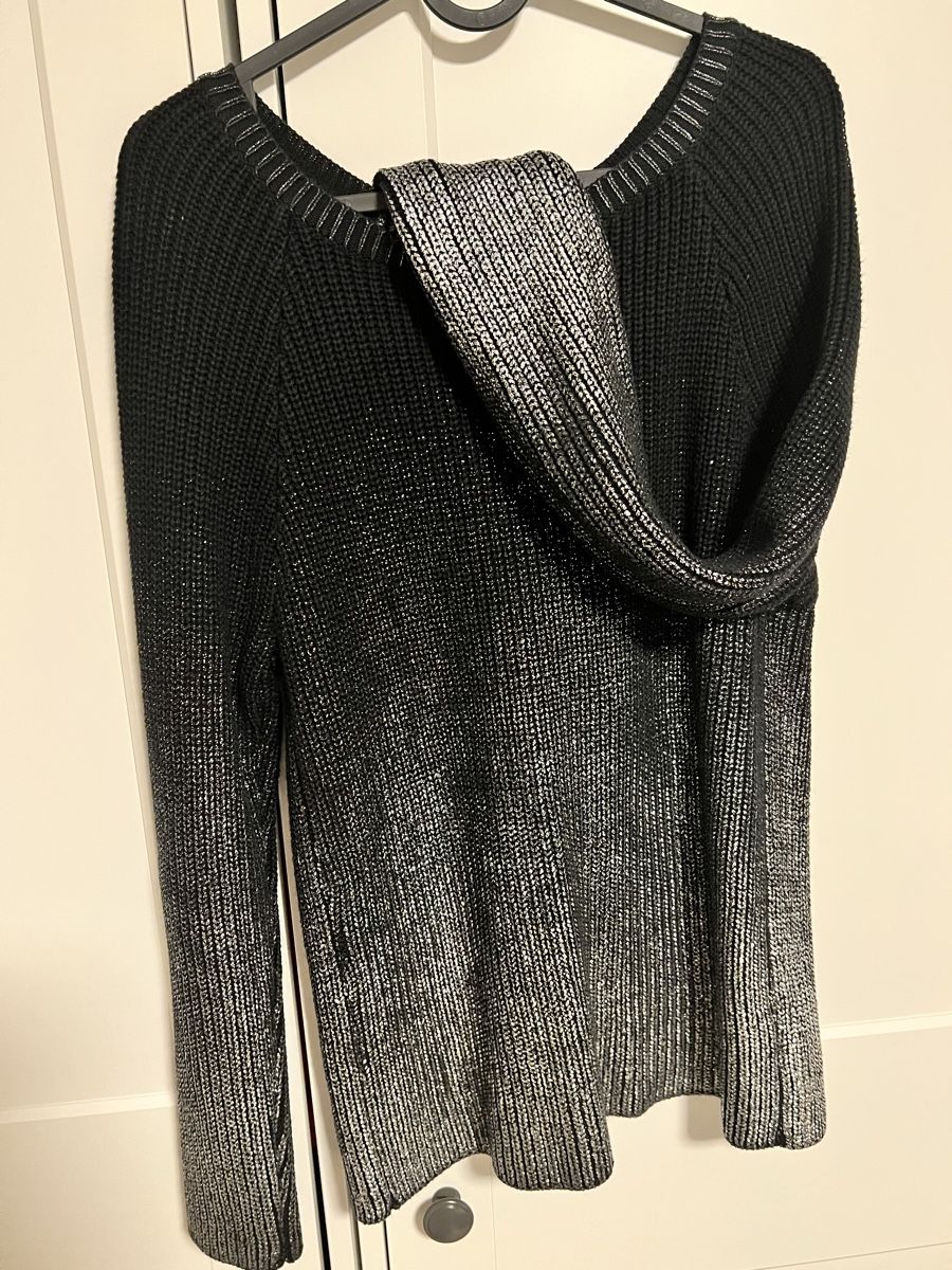 Maglioni & Felpe: Pull noir élégant avec dos ouvert – Usato da La Chaux-de-Fonds venduto da Sabinchenn 4