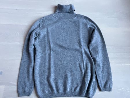 Pull col roulé Cashmere Collection gris taille XS