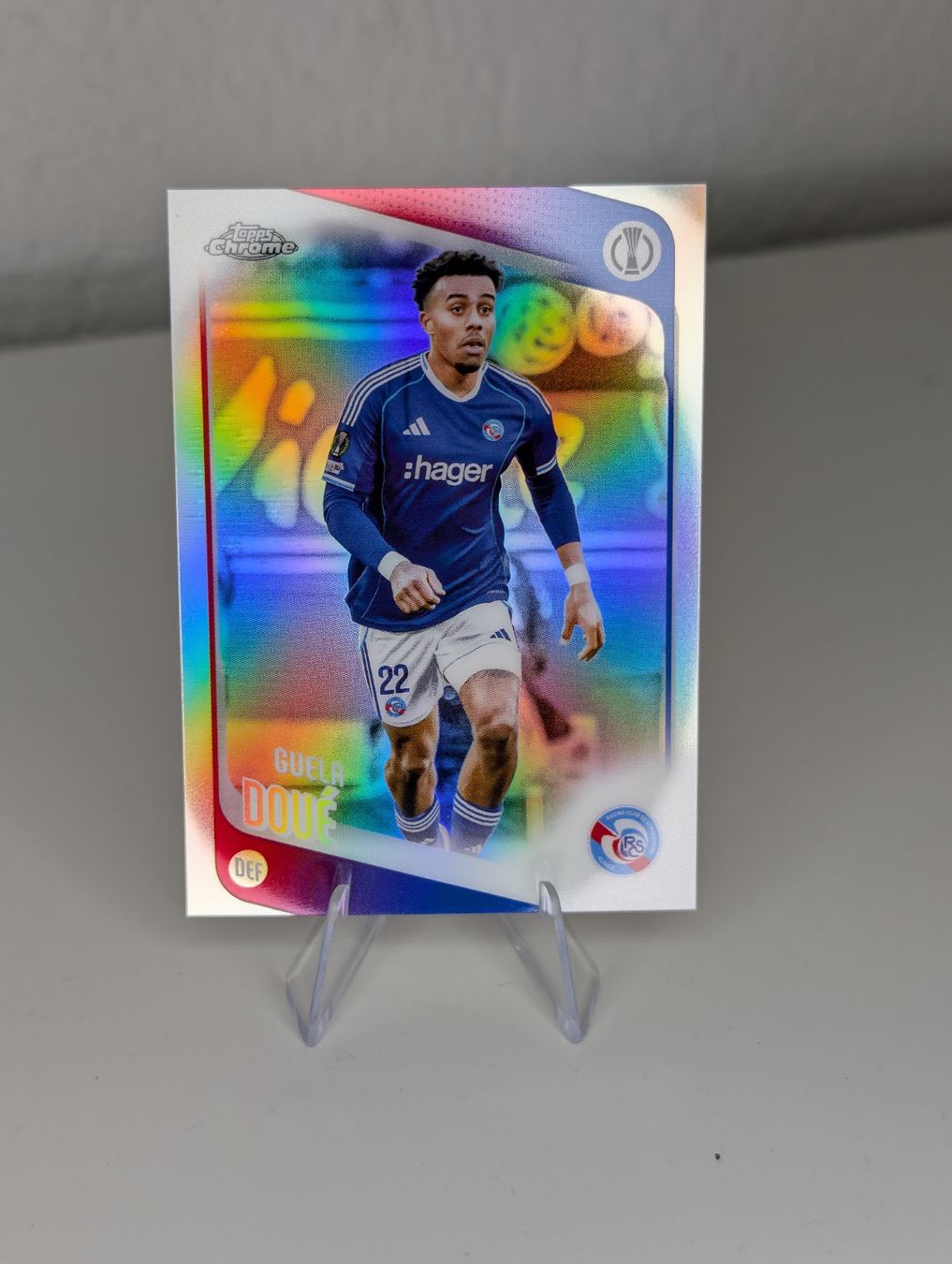 Topps Carte collezionabili: Guela Doue RC Strassbourg Topps Chrome – Nuovo (secondo la descrizione) da Hunzenschwil venduto da BRPCards