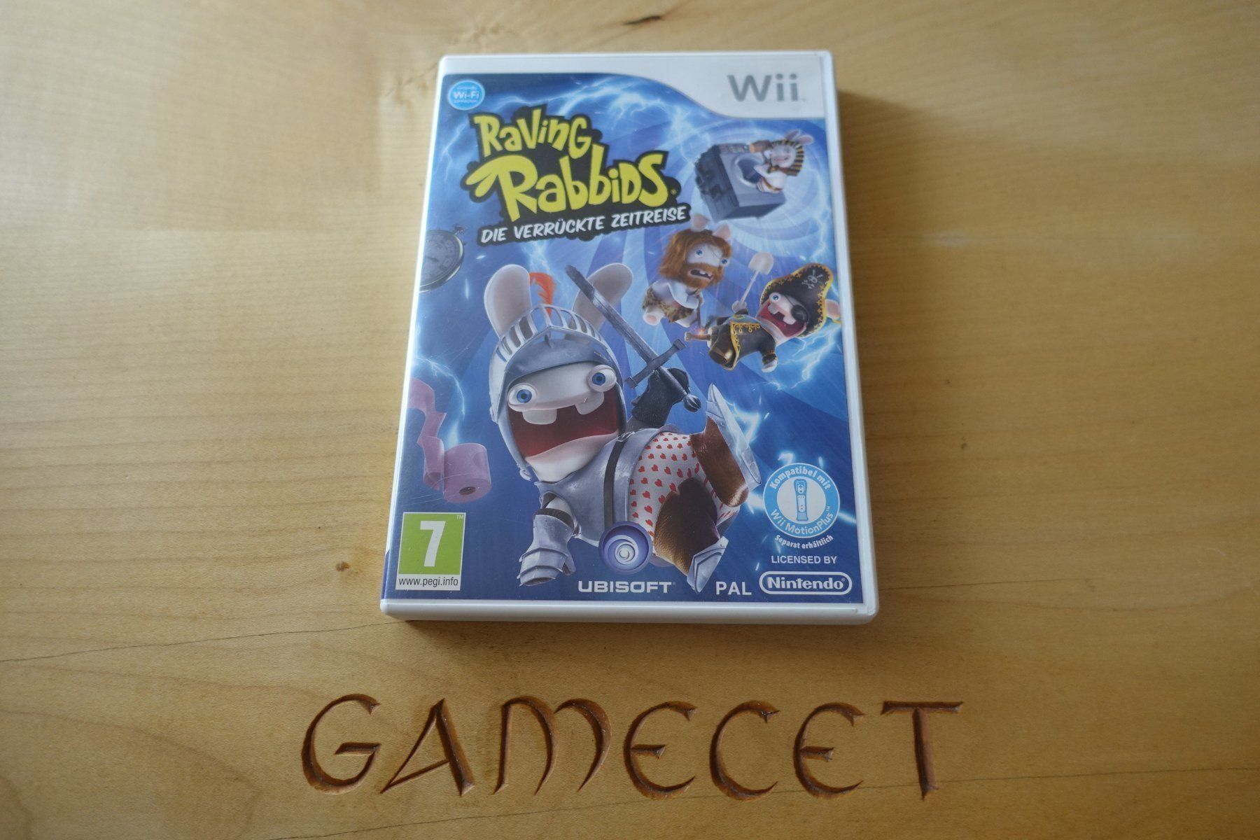 Nintendo Spiele: Raving Rabbids: Die verrückte Zeitreise – Gebraucht aus Steinach von Gamecet