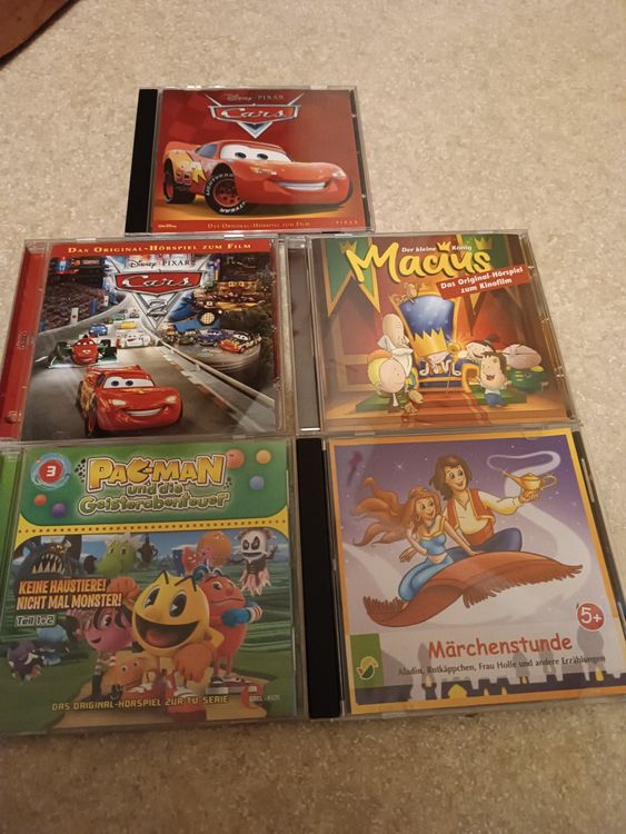 CD Cars 1+2,Pac-Man,Macius, Märchenstunde