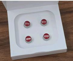 SET 4x Original OEM MINI Logo Ventilkappen für KfZ mit RDC