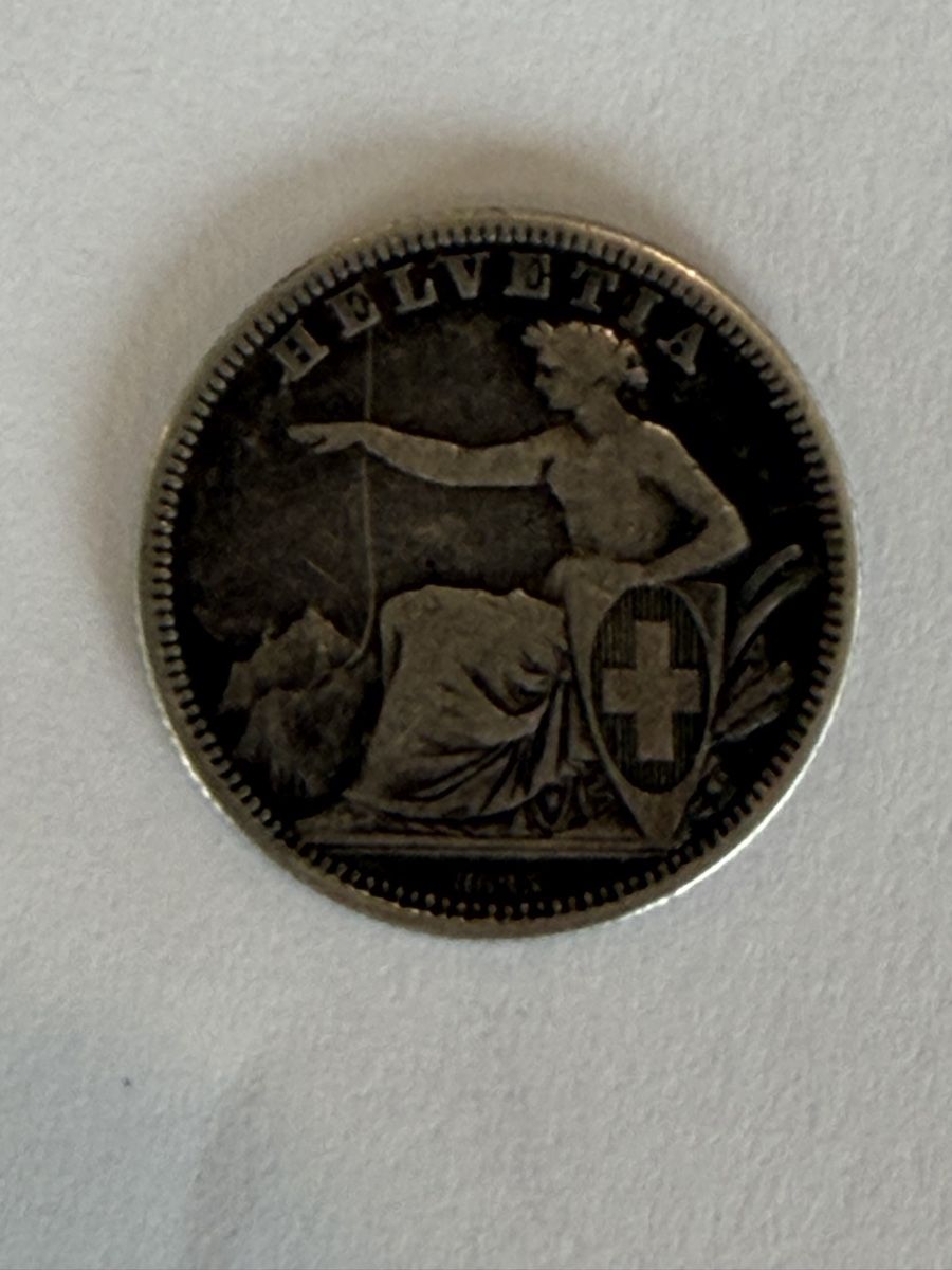 Tutti le monete: 1.- 1861 (14) – Usato da Ballwil venduto da lukyluciano21 1