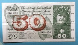 Banknote Schweiz von 1973