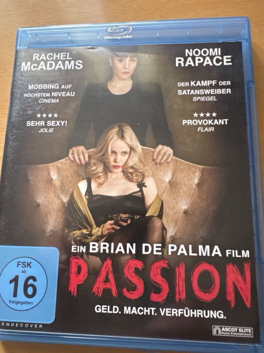 Tutti i DVDs: Passion Brian de Palma – Usato da Brunnadern venduto da Nanuk60