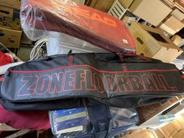 Zonefloorball Unihockeytasche Schwarz Rot Neu