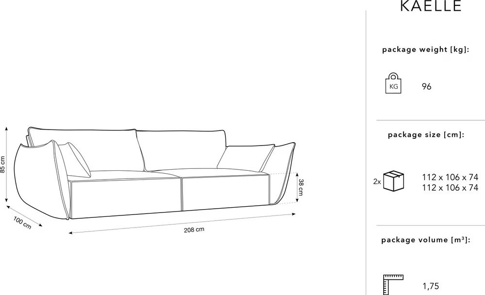 Westwing Divani: Vanda Olive Green Sofa 3- Sitzer CHF 2399-58% – Nuovo (secondo la descrizione) da Otelfingen venduto da Yvonne_Outlet 4