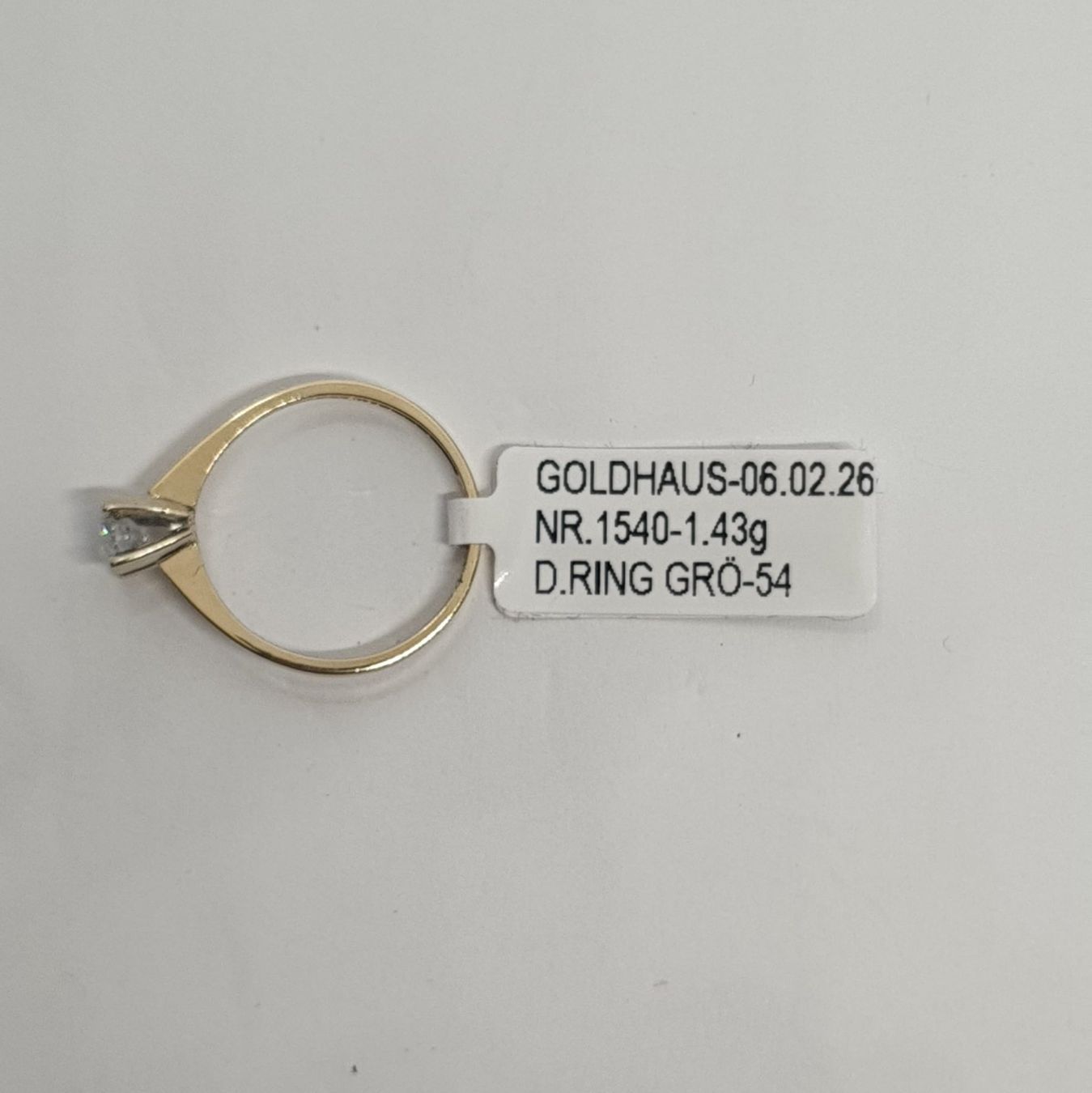 Anelli: Echt 14K Gold Ring – Usato da Luzern venduto da Goldhaus-Luzern 2