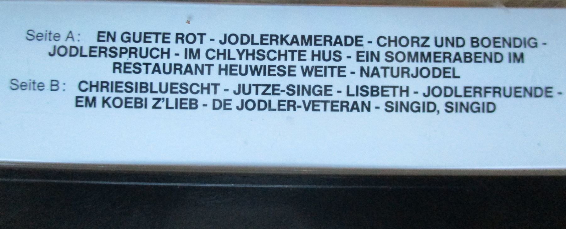 Musicassette: Jodler - Kamerade  MC / Kassette – Nuovo e nell'imballaggio originale da Flumenthal venduto da novbra 1
