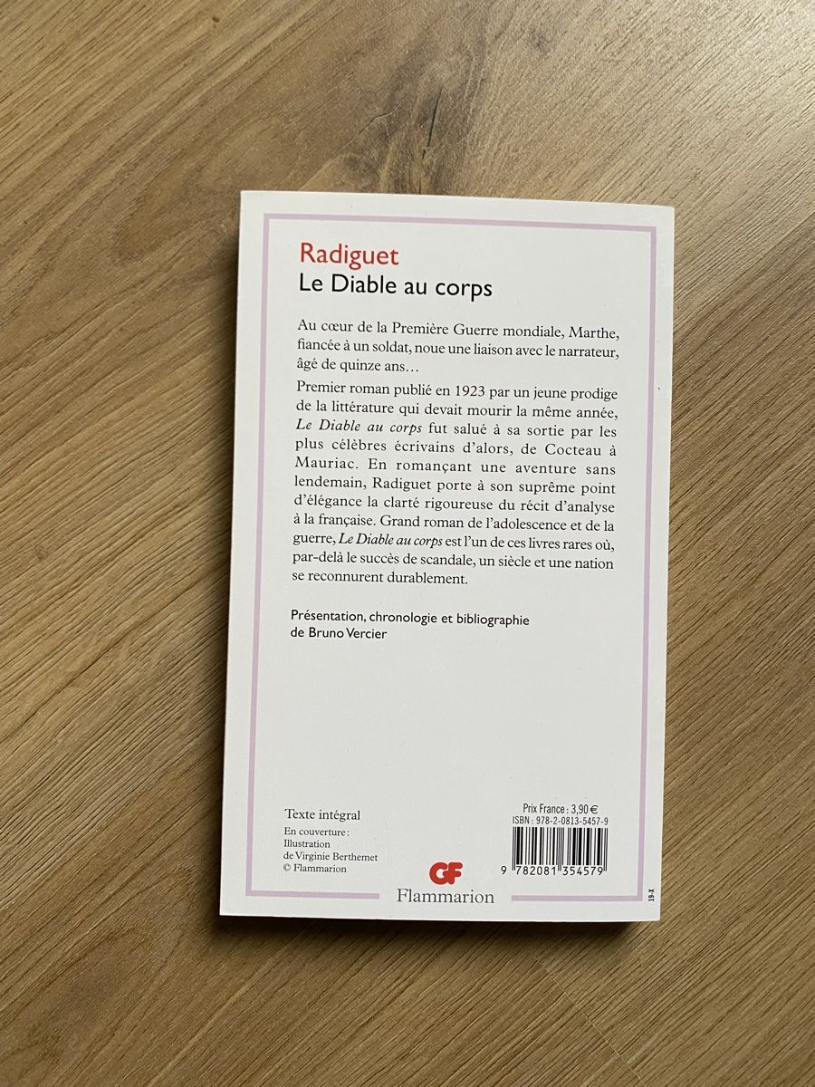 Libri: Radiguet - Le Diable au corps – Usato da Eiken venduto da kona_a 1