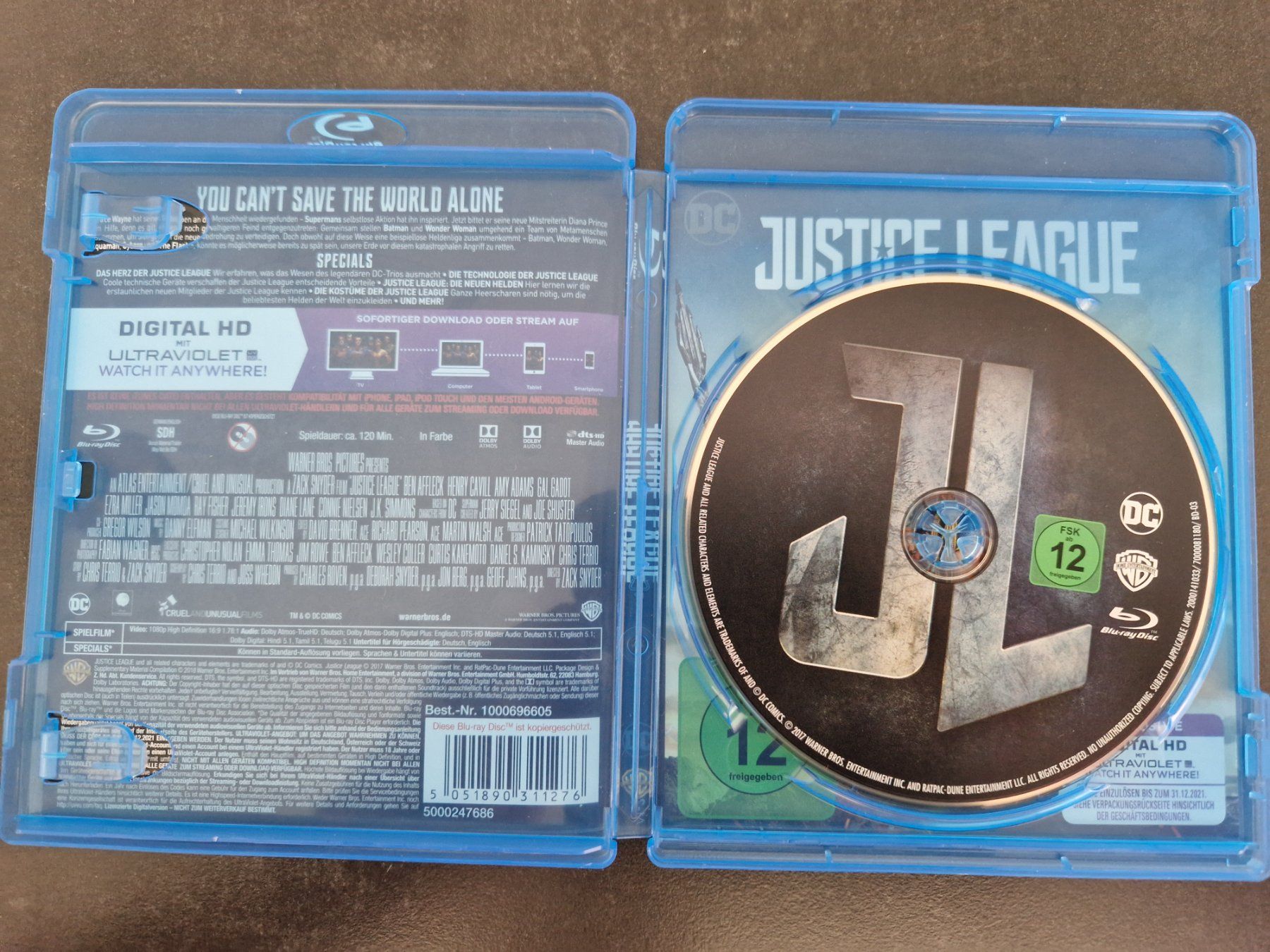 Tutti i DVDs: Justice League Blu-Ray Topzustand – Usato da Buchs SG venduto da Herc01 1