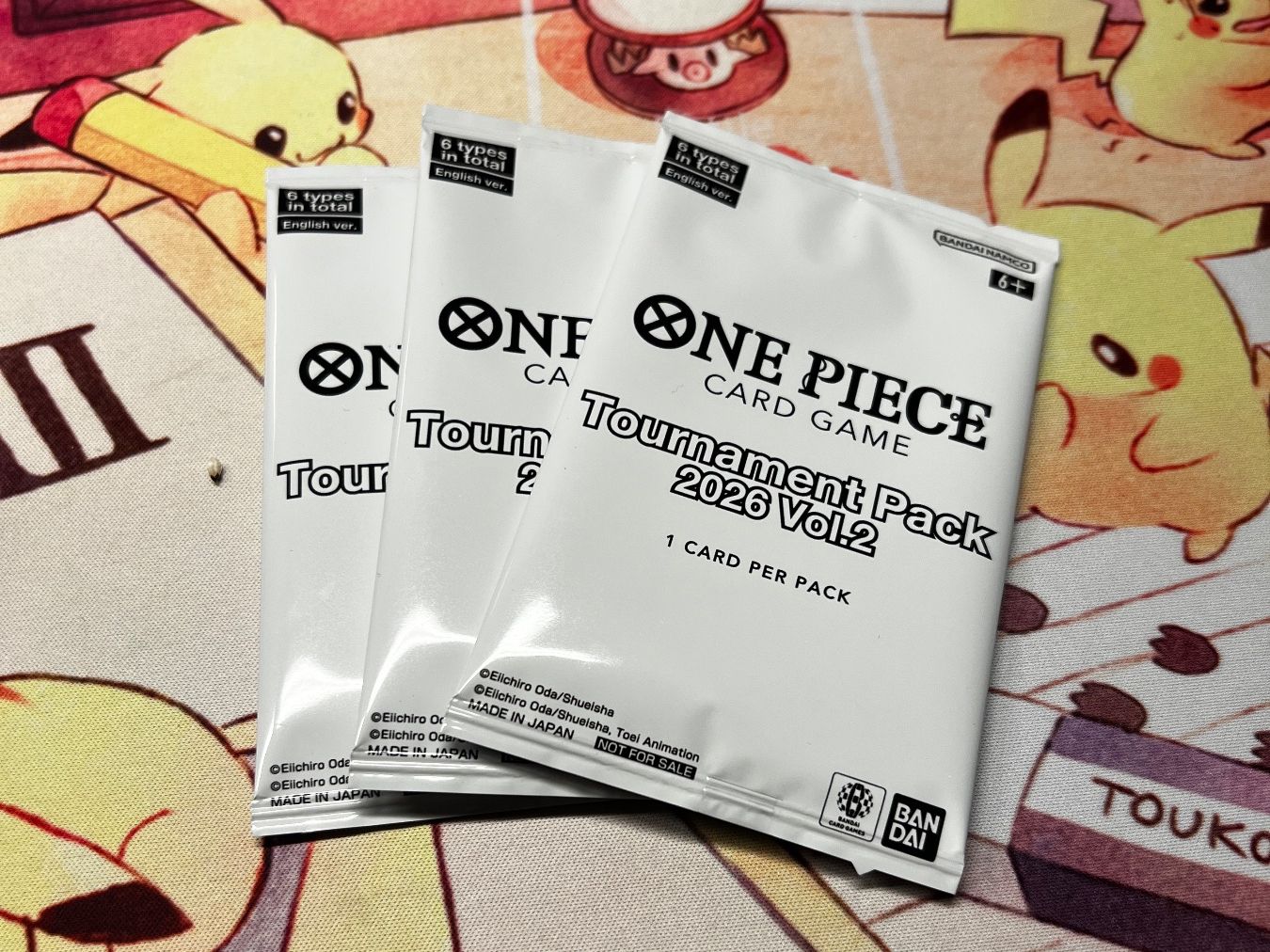 Bandai Carte collezionabili: 3x One Piece Tournament Pack 2026 Vol.2 – Nuovo e nell'imballaggio originale da Arbon venduto da aar_s5vb