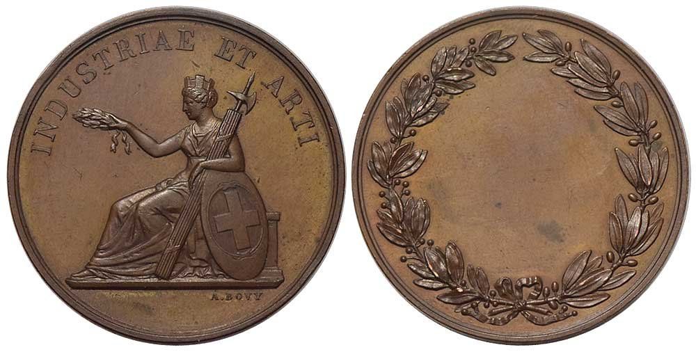 Medaglie: Preismedaille o. J. (1848), Bovy – Usato da Chiasso venduto da Novamarketing