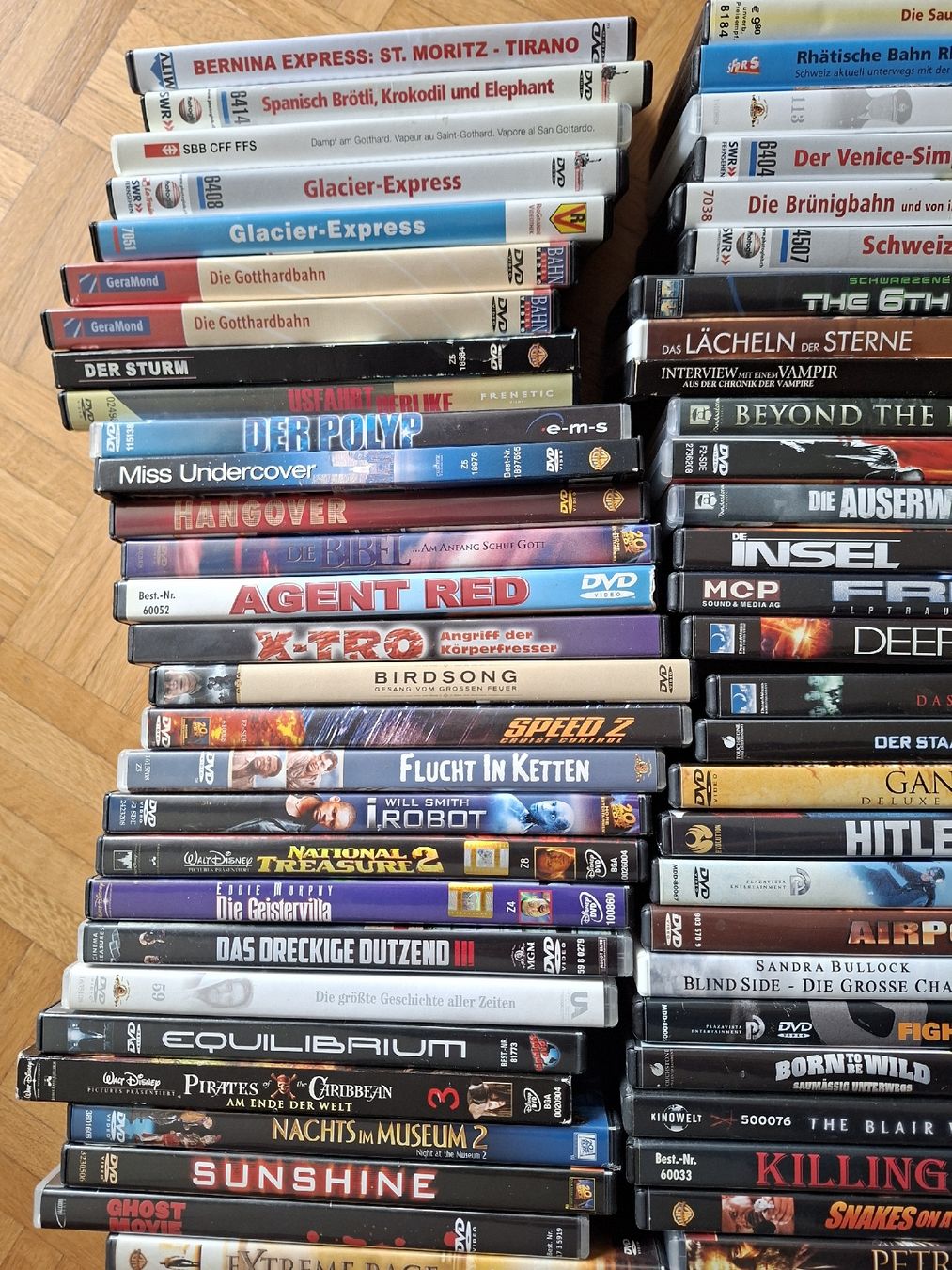 Tutti i DVDs: 172 versch.Dvd's  – Usato da WINTERTHUR venduto da MAMI210 7