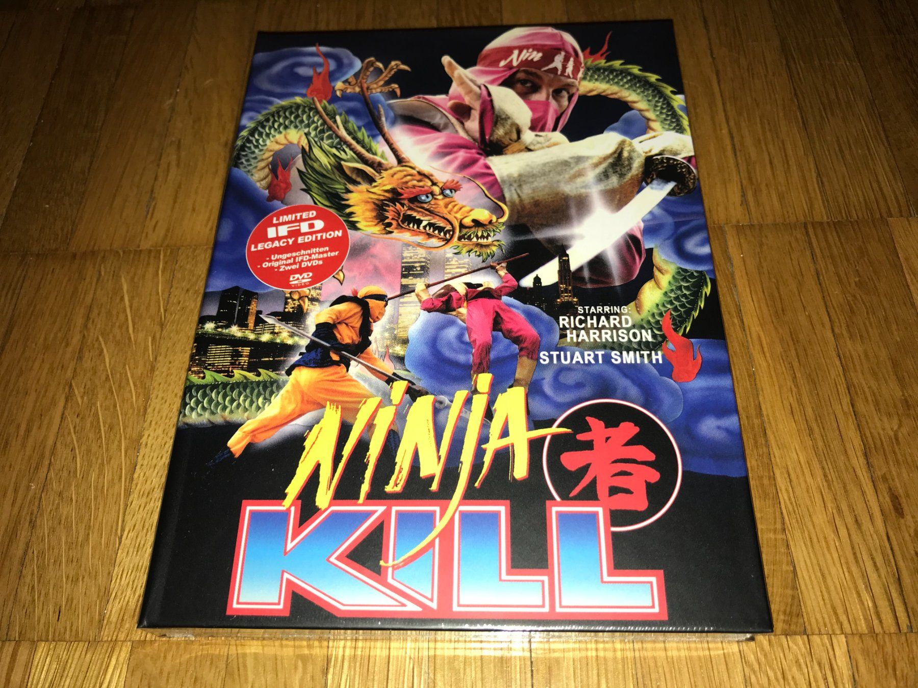 Tutti i DVDs: Ninja Kill - MEDIABOOK - A - UNCUT – Nuovo e nell'imballaggio originale da Basel venduto da havsok