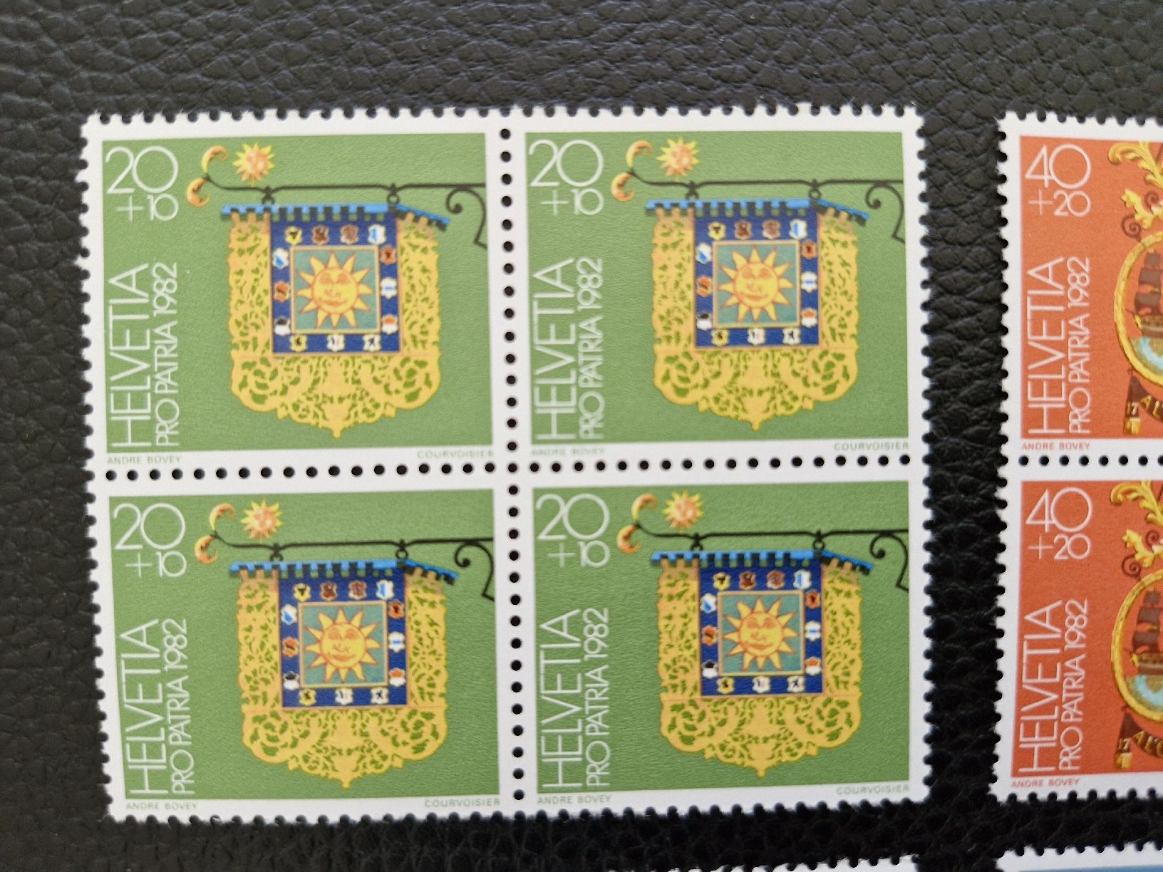 Alle Briefmarken: Pro Patria 1982 Viererblocks postfrisch – Neu (gemäss Beschreibung) aus Frauenfeld von Kasico 1