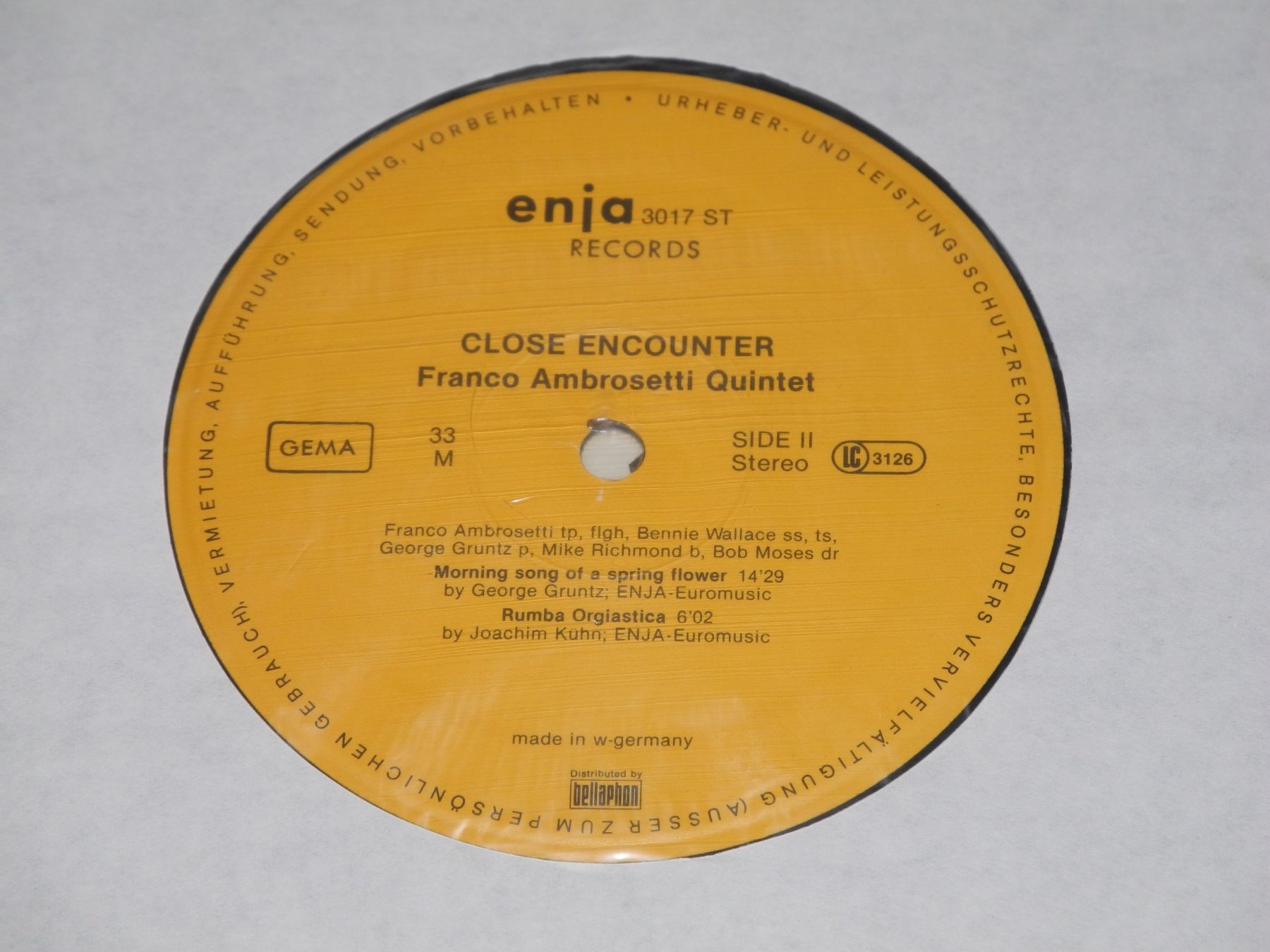 Dischi in vinile: FRANCO AMBROSETTI QUINTET: CLOSE ENCOUNTER - ENJA – Nuovo (secondo la descrizione) da Fahrwangen venduto da Swirl2 2