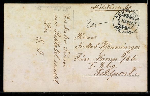 Cartes postales: AK Rehetobel, Dorfansicht mit Kirche – D'occasion à Berlin par bartko-reher 1