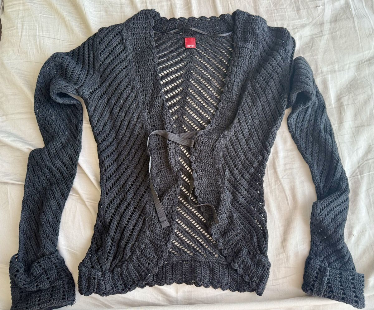 Esprit Giacche: Schwarze Esprit Strickjacke XS/164 – Usato da Allschwil venduto da Artur15