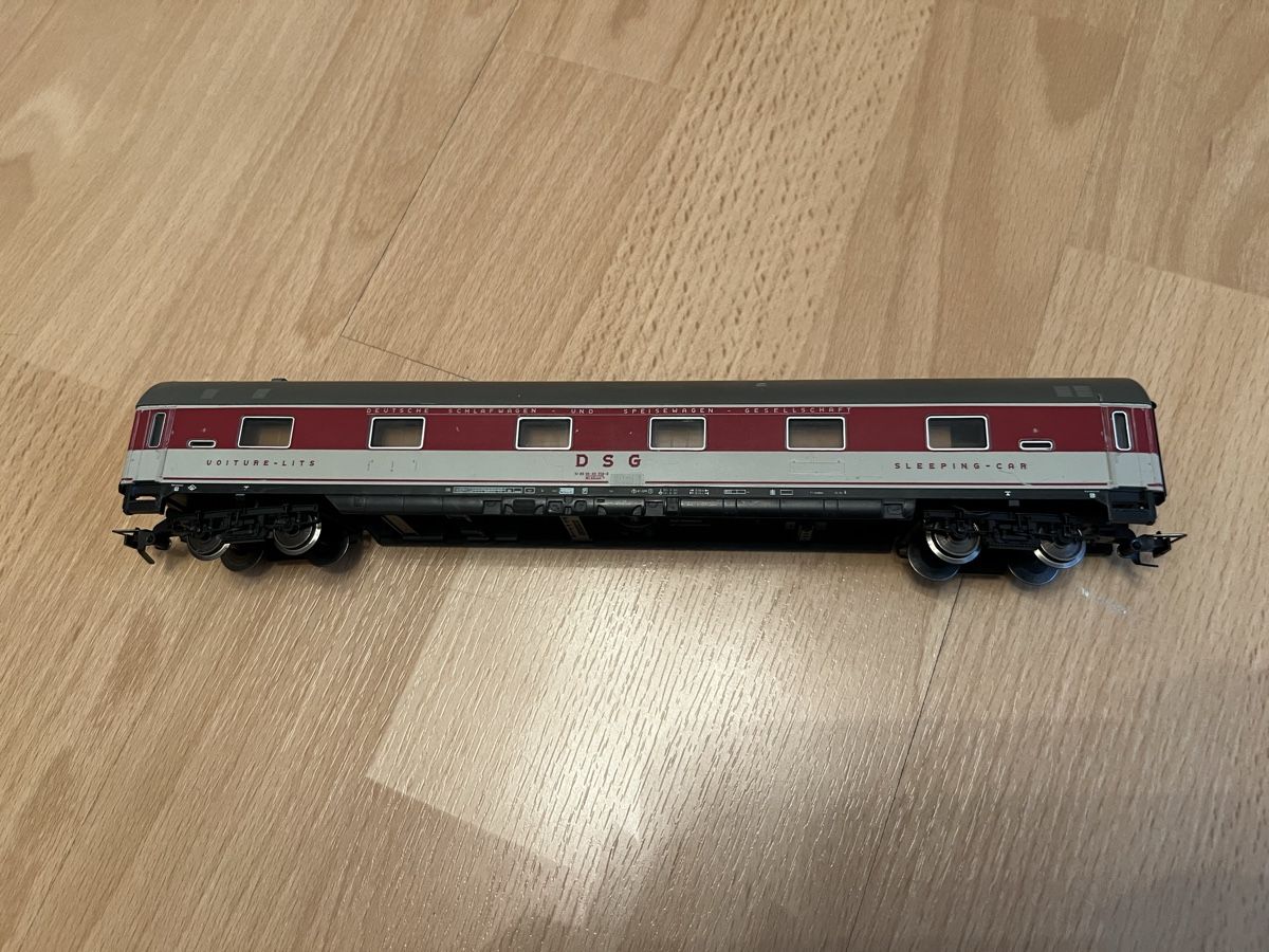 Fleischmann Modellini di ferrovie: Fleischmann Schlafwagen DSG – Usato da Gisikon venduto da ram_78bx 1
