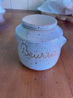 Ancien beurrier en céramique