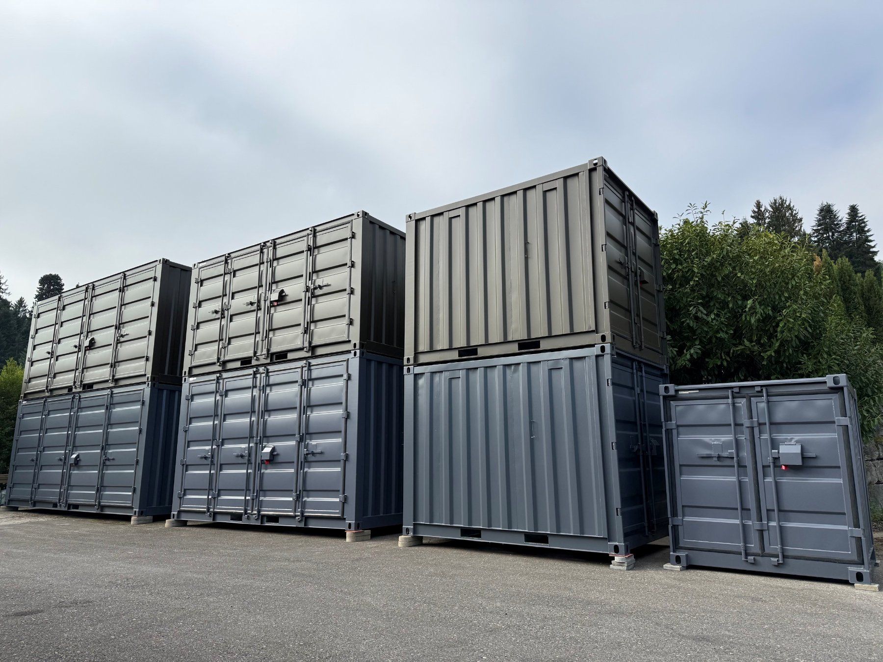 Baucontainer: 10 Fuss Lagercontainer Container in grau – Neu und originalverpackt aus grosswangen von Poliniman0 8