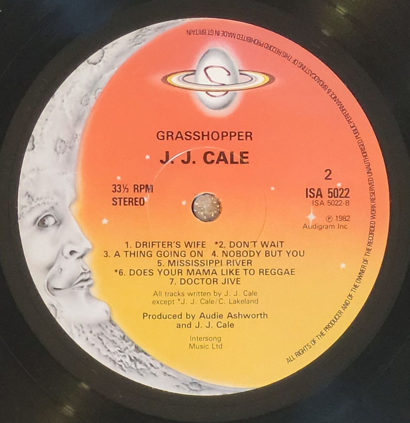 Dischi in vinile: J.J. Cale – Grasshopper von 1982 – Usato da Zürich venduto da Avd 6