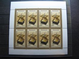 DDR 1983 Sonnenuhr Kleinbogen **