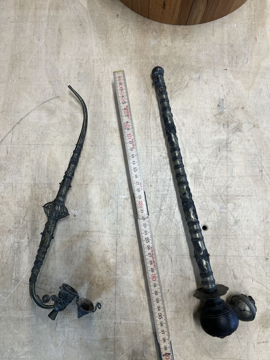 Pipe & Accessori: Antike chinesische Opiumpfeifen, Dekoelemente – Usato da Perlen venduto da Chregle1 3
