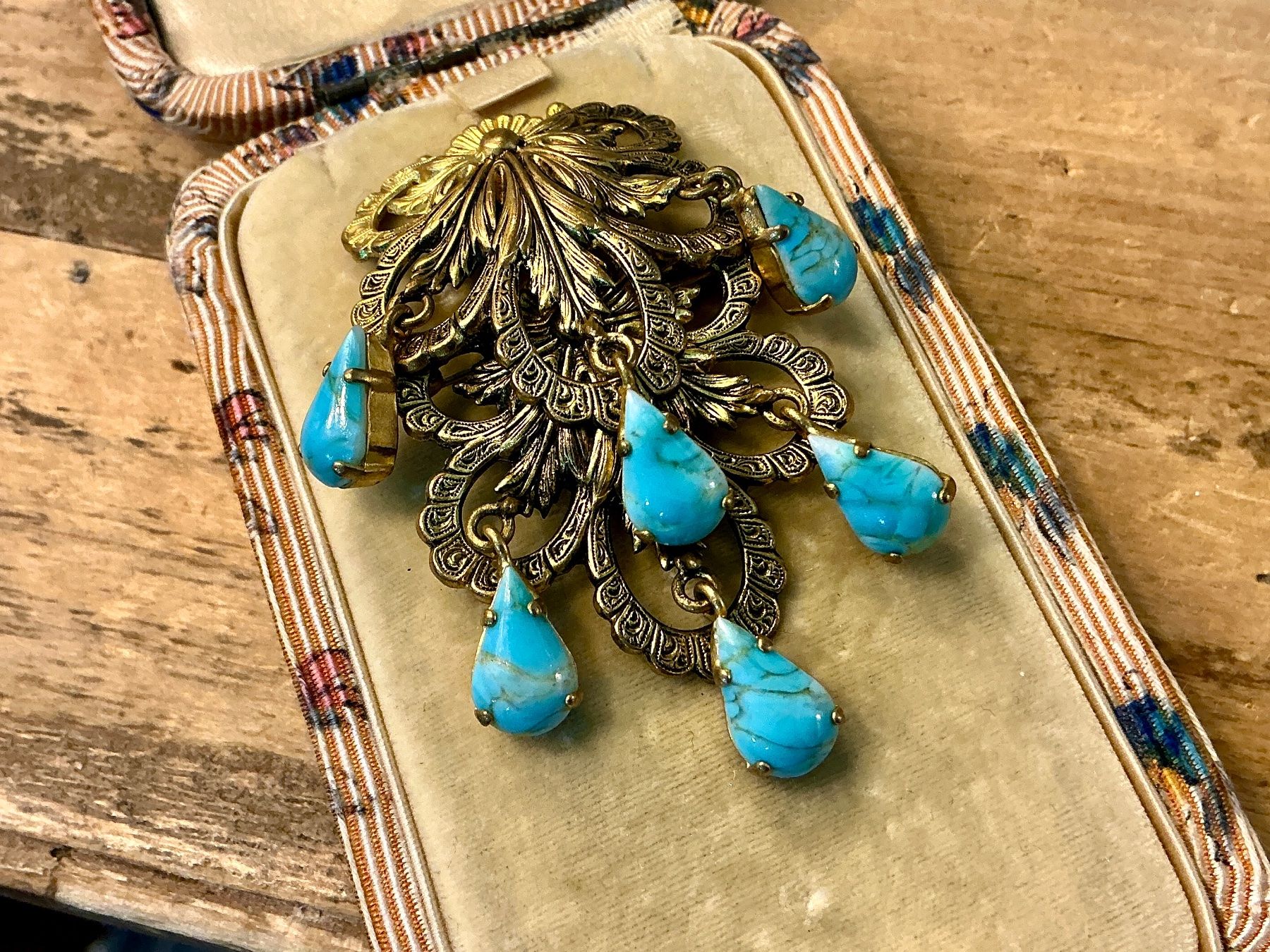 Spille & Fermagli: JUGENDSTIL XL BROSCHE MODESCHMUCK FRANKREICH UM 1900 – Usato da Biglen venduto da Limarkt