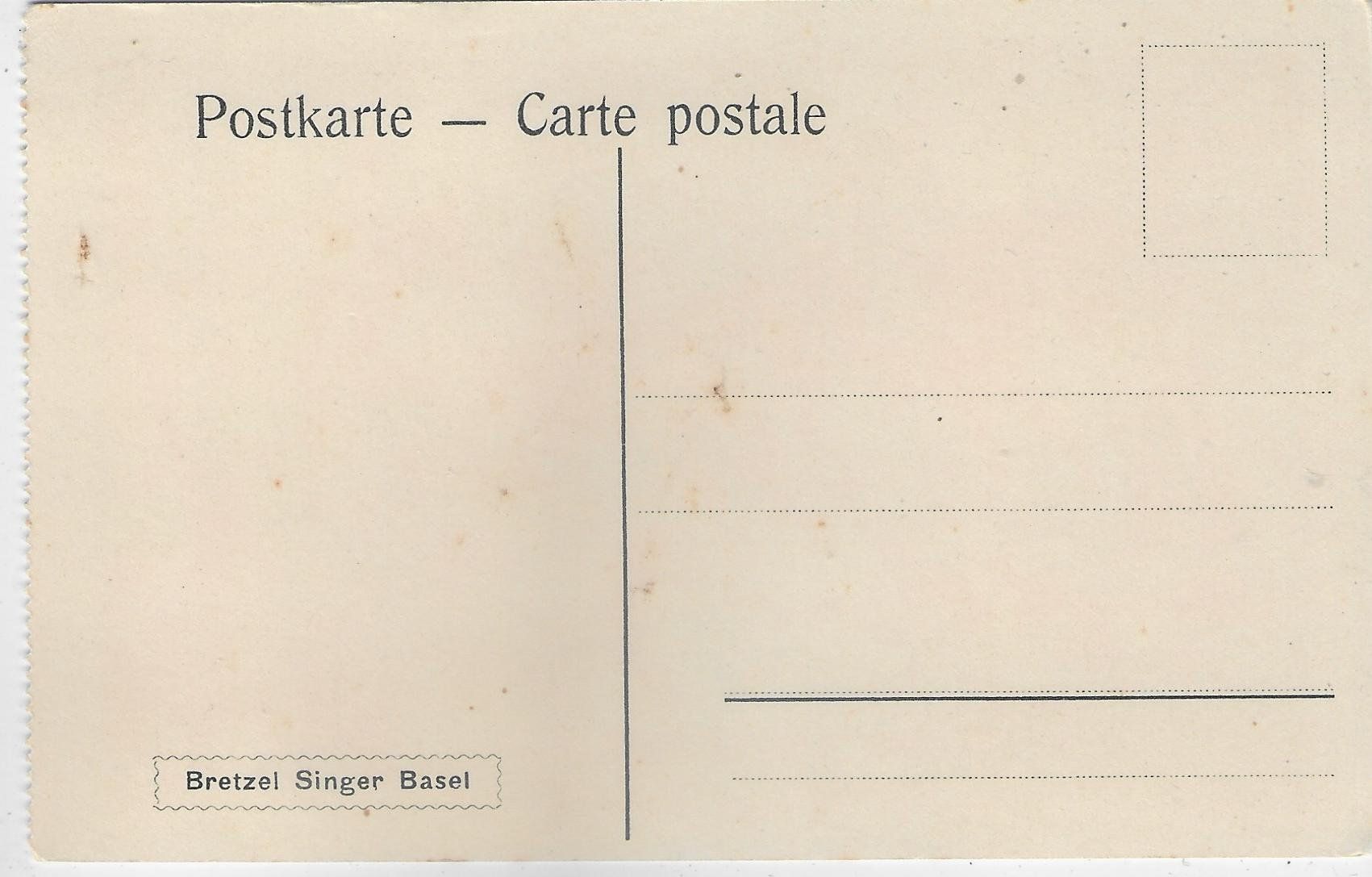 Cartoline postali: Bretzel Singer Basel - Treibjagt – Usato da Ettingen venduto da Kartenplanet 1