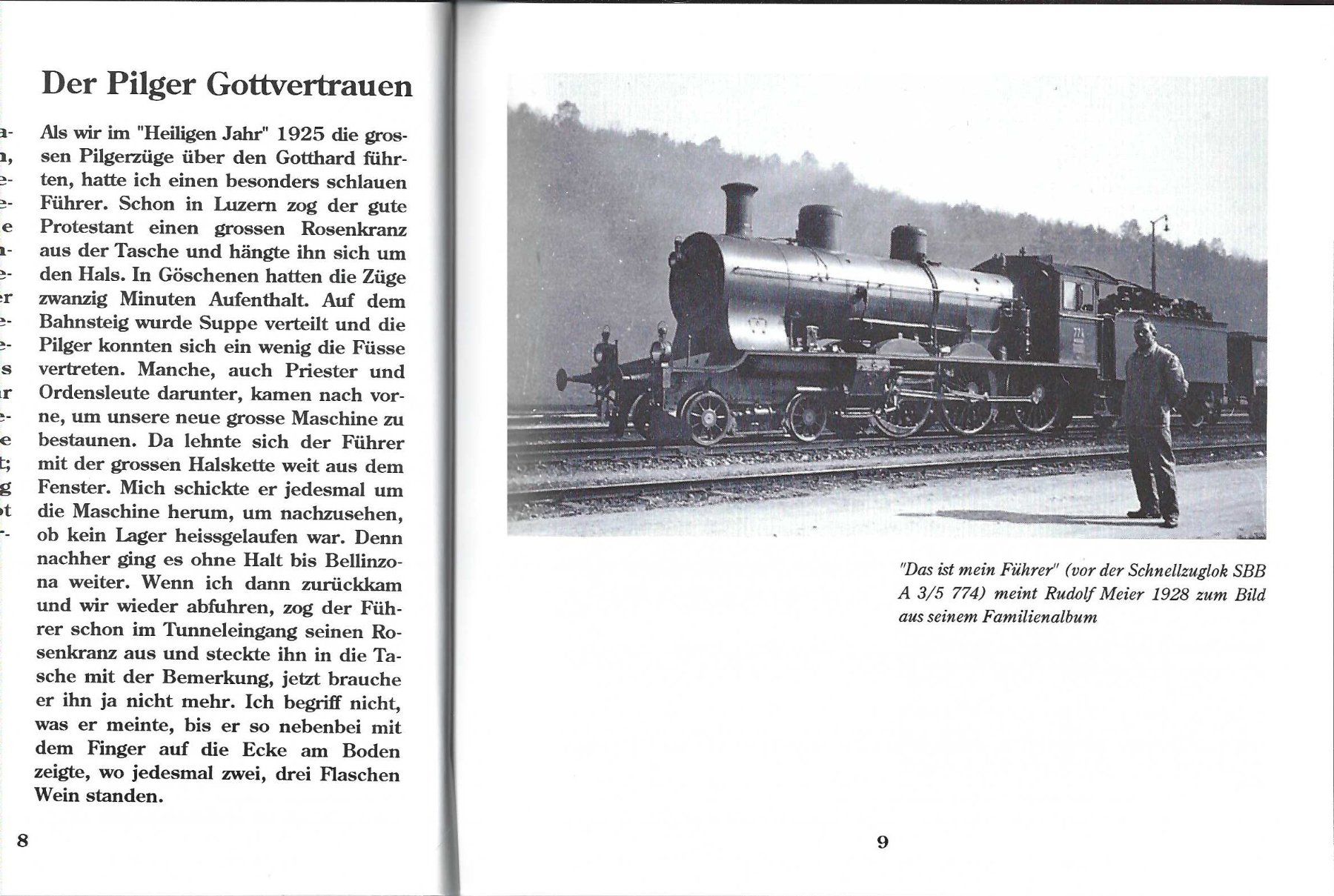 Libri: Meier mit Dampf. Lokomotivführergeschichten. – Usato da Horw venduto da SwissSteamMemories 2