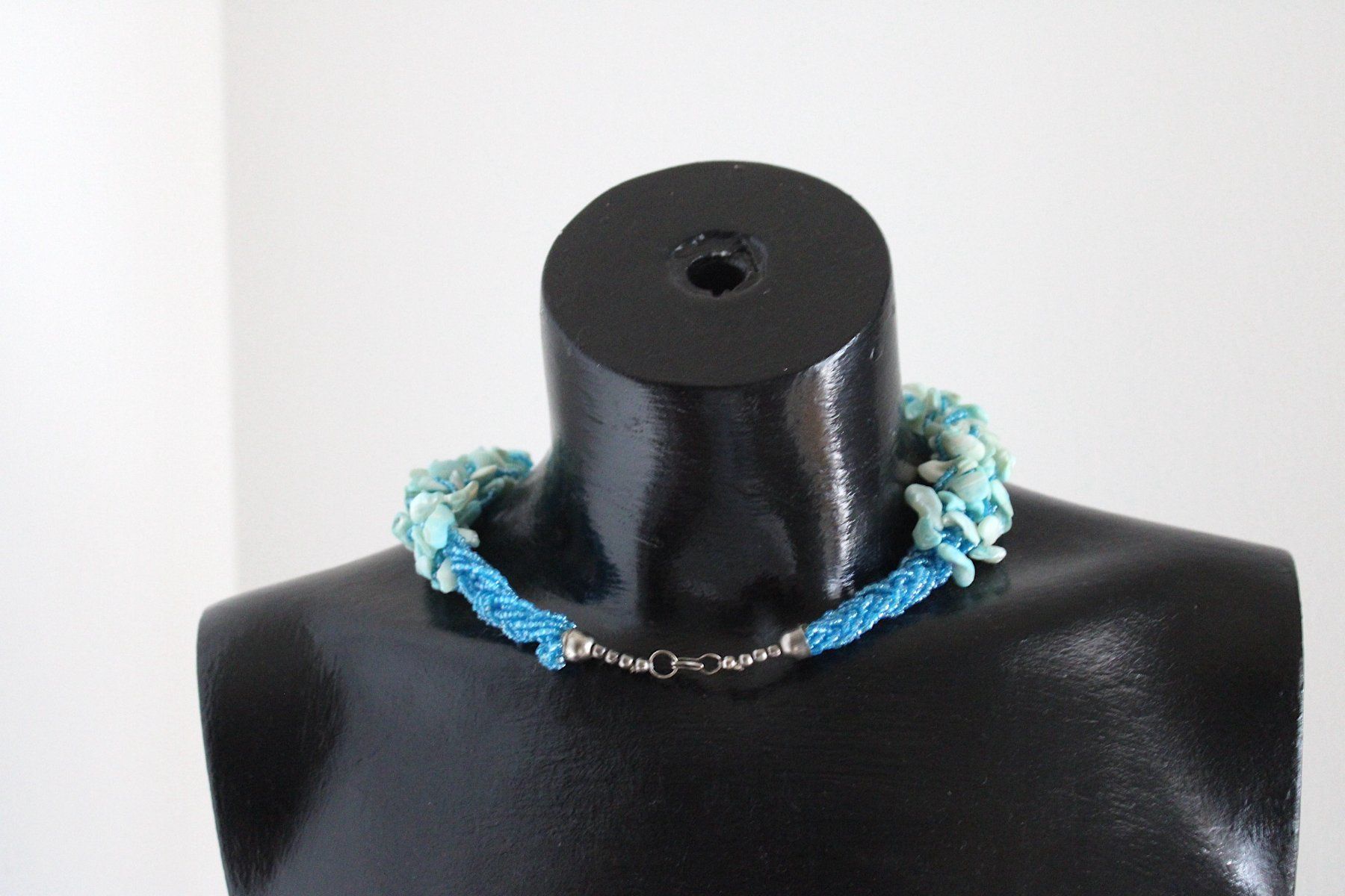 Ketten: Glas Perlen Kette mit verm. Muschelchips – Gebraucht aus Locarno von madame-tus-sauds 4