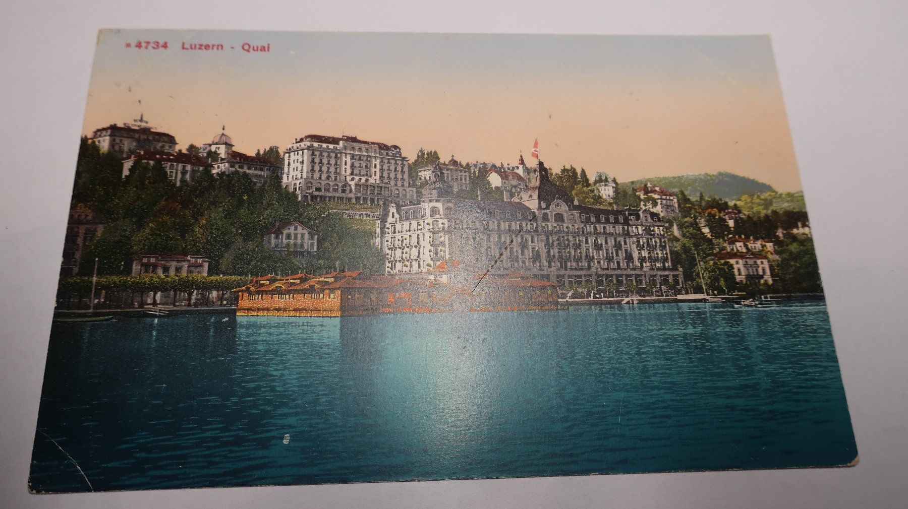 Ansichtskarten: Luzern - Quai – Gebraucht aus Cormoret von Pascalll2001 1