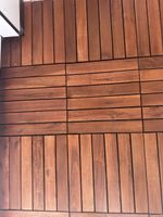 Holz Bodenfliesen Klick-System 30x30 cm