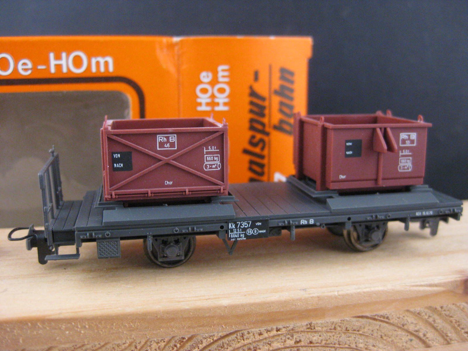 Bemo Modelleisenbahnen: Bemo 2058 RhB Kk 7357, in OVP, . – Neu und originalverpackt aus Malters von Marosko 1