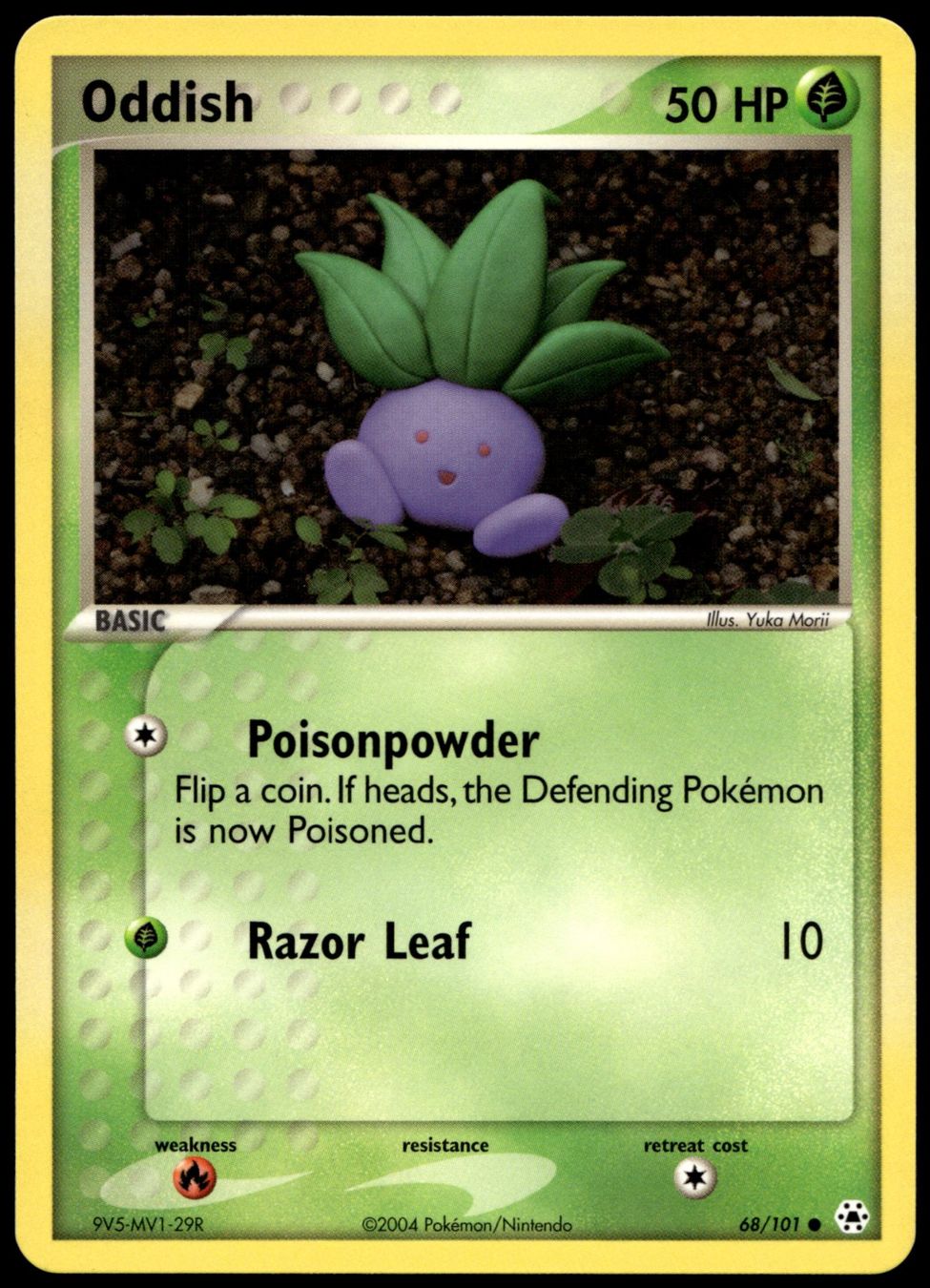 Pokémon Sammelbilder & Trading cards: Oddish 68/101 Pokémon EX Hidden Legends – Neu (gemäss Beschreibung) aus Uster von Madame_Cards