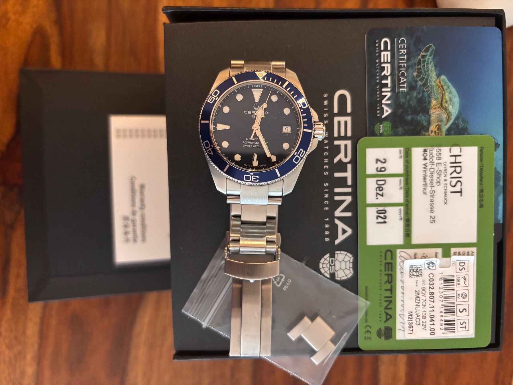Certina Orologi: Certina DS Action Diver 38mm – Usato da Steinach venduto da silli16 5