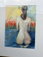  L. Wassmann aquarel mit schöne Rahmen