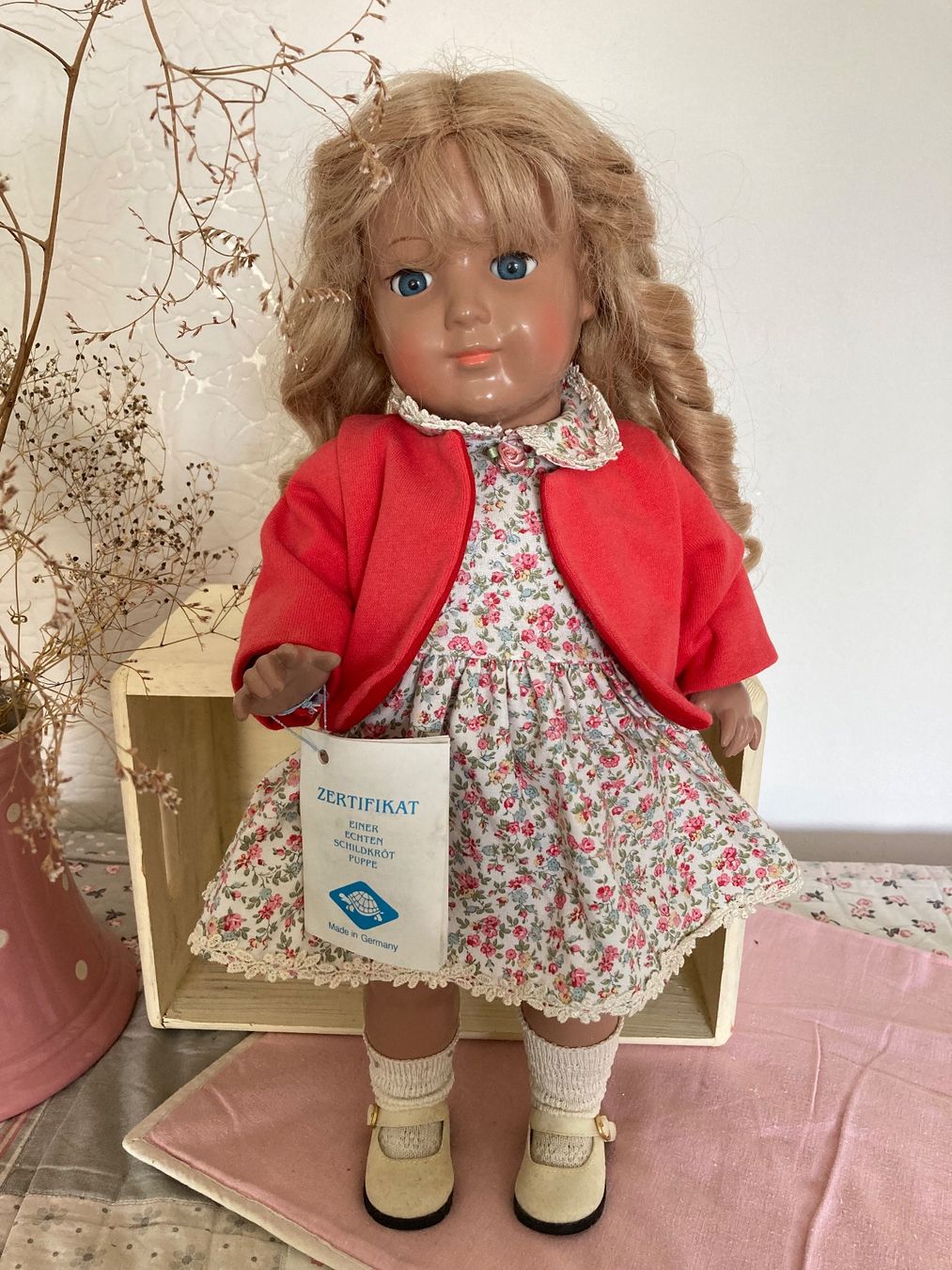 Puppen: Sammlerpuppe "Brigitte" | Schildkröt REP 1985 | 46cm – Gebraucht aus Glattfelden von Qwerasdf