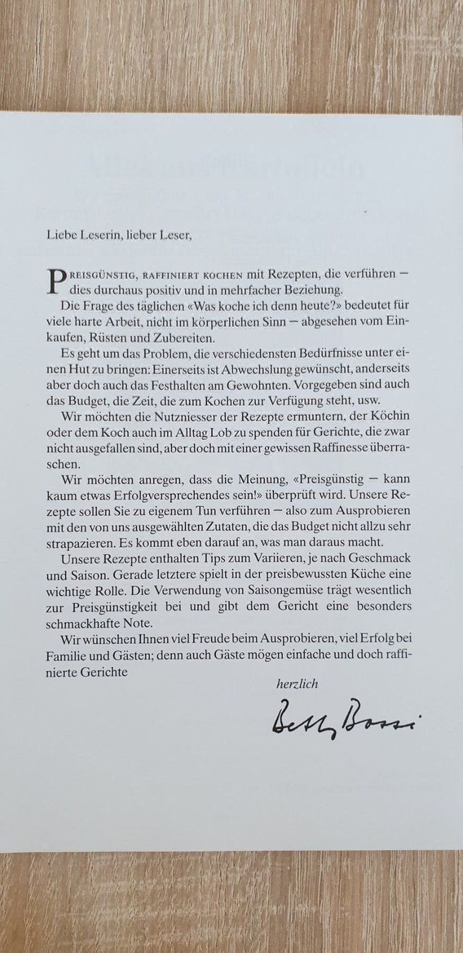 Libri: Buch Preisgünstig, raffiniert  kochen – Nuovo (secondo la descrizione) da Zürich venduto da Gabced 1