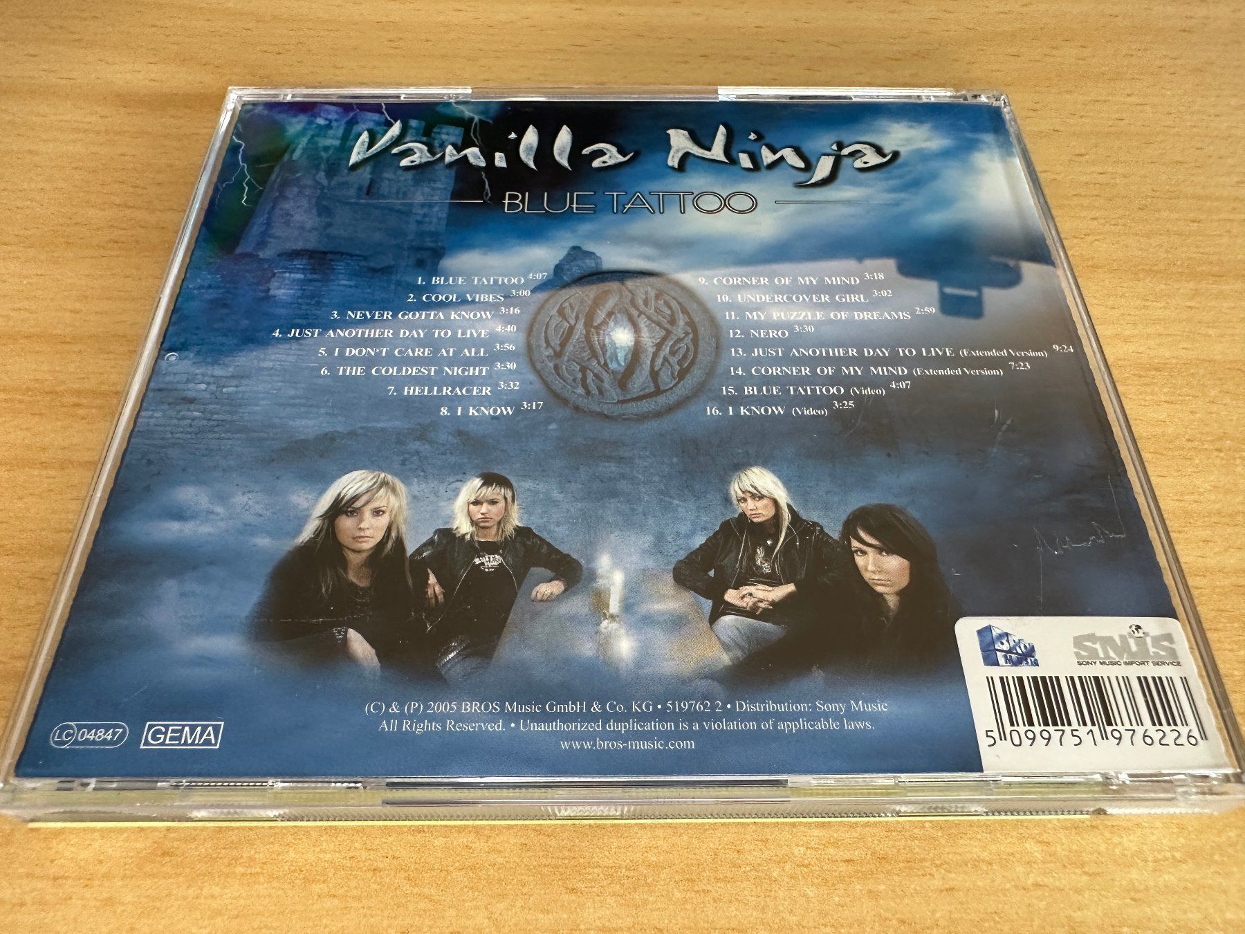 CD: Vanilla Ninja – Blue Tattoo – Usato da Rikon im Tösstal venduto da Alpenmutz 1