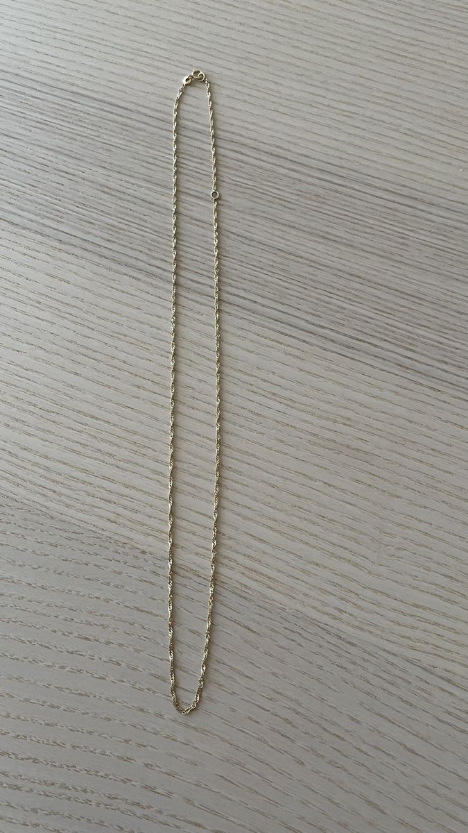 Ketten: Chaîne en or 9ct maille Singapour 43,5cm – Gebraucht aus Satigny von Pauline_1987