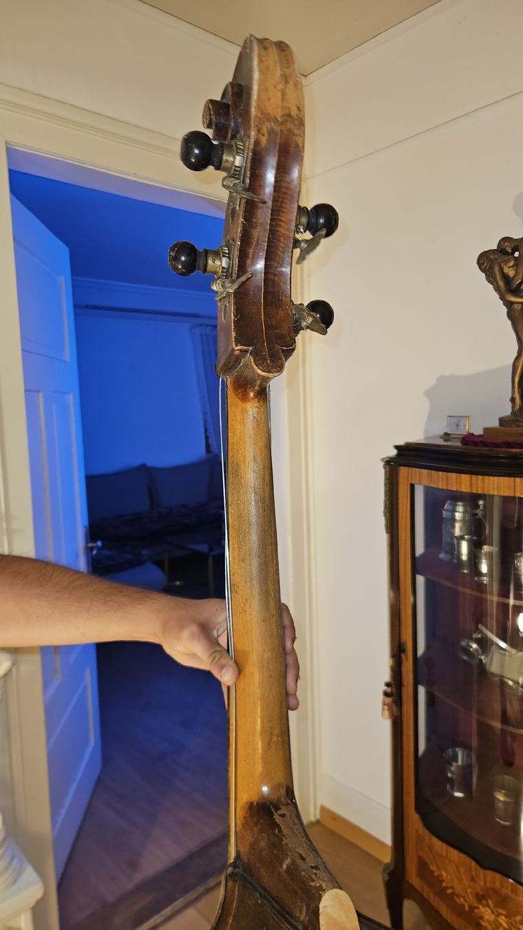 Strumenti musicali: Kontrabass Karl Basler Baumgartner gebraucht mit Bogen – Usato da Rickenbach b. Wil venduto da nic_8ljr 1