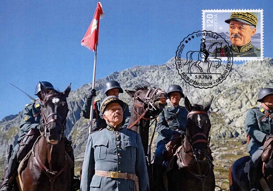 Photo Ancienne Suisse : Général Guisan à Einsiedeln Vers 1940