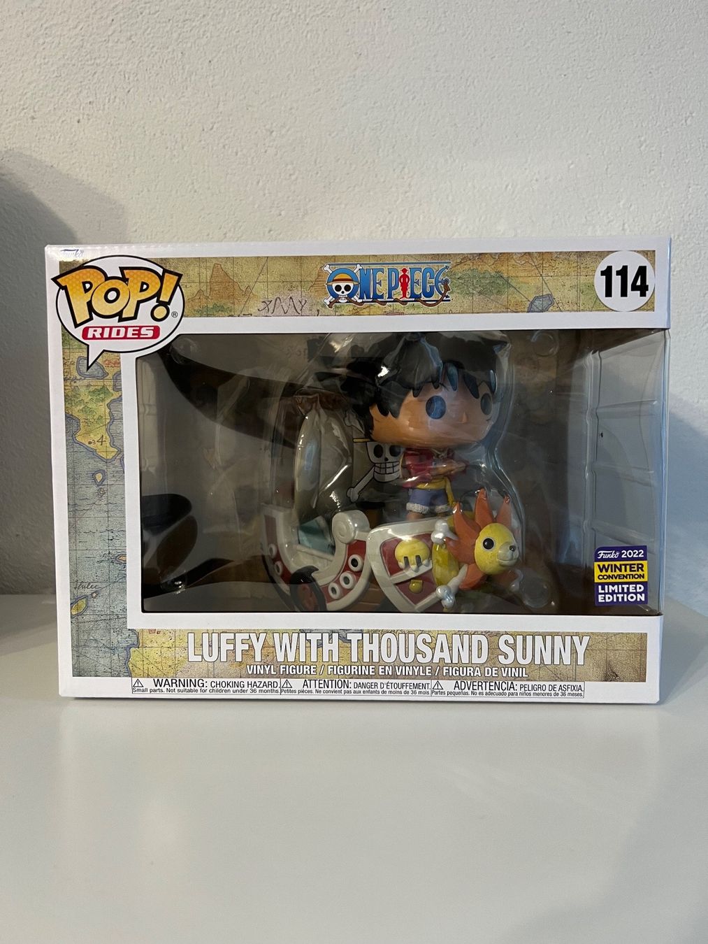 Funko Statuette: Funko Luffy with Thousand Sunny - One Piece – Nuovo e nell'imballaggio originale da Winterthur venduto da Fischinho