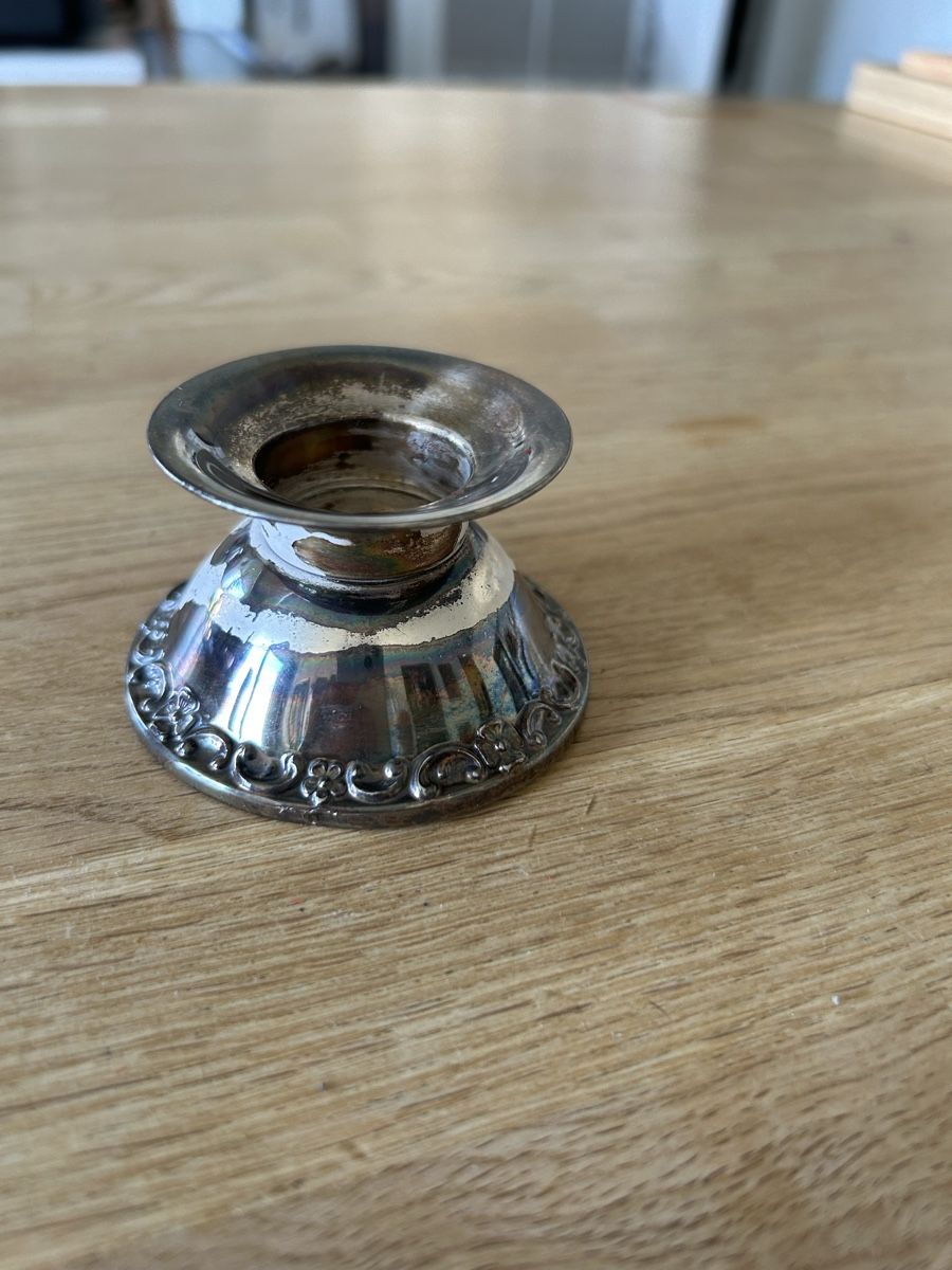 Portacandele: Kerzenständer aus Silber – Usato da Basel venduto da kitu