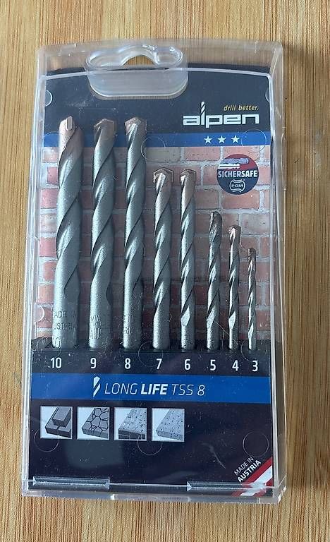 Tutti gli attrezzi: Alpen Steinbohrerset Long Life 8-tlg – Usato da Muri AG venduto da qqx