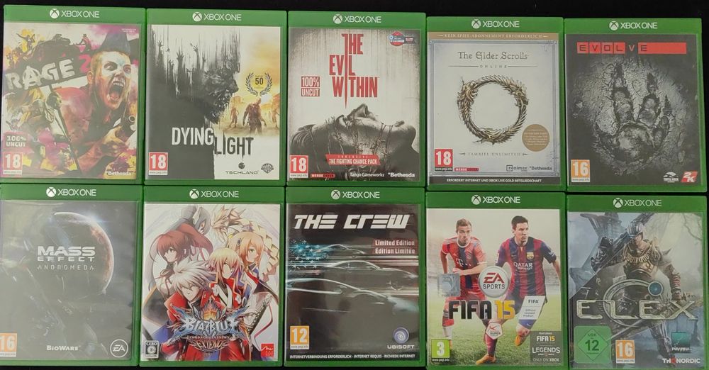 Xbox one Games 10 Stück ohne Krazzer wenig gebraucht Kaufen auf Ricardo